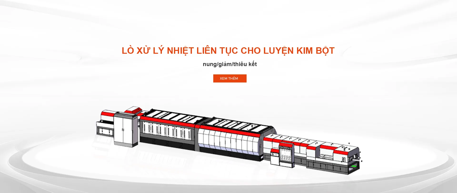 LÒ XỬ LÝ NHIỆT LOẠI LIÊN TỤC CHO Luyện kim bột